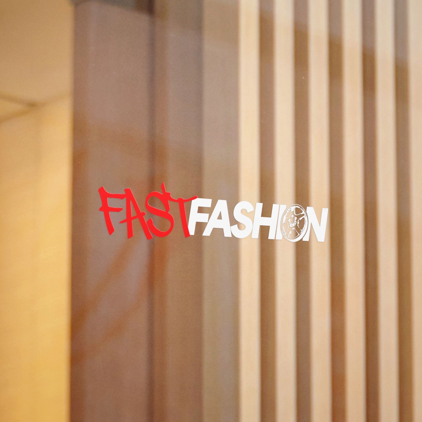 Fast Fashion Full Logo Transfer Sticker