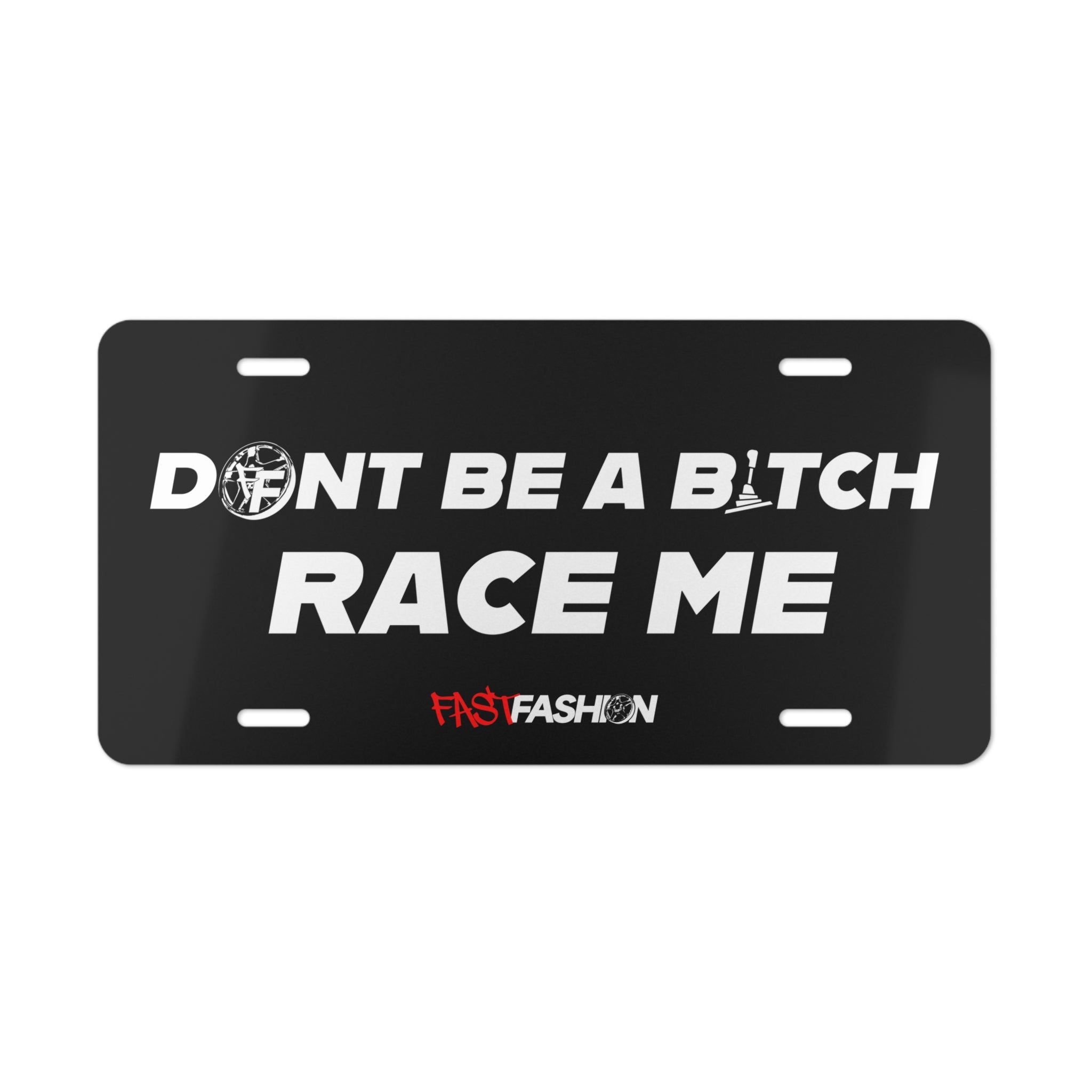Race Me Vanity Plate