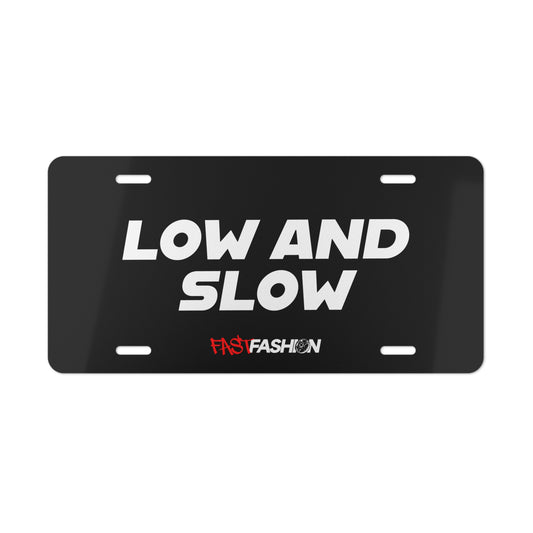 Low and Slow Vanity Plate