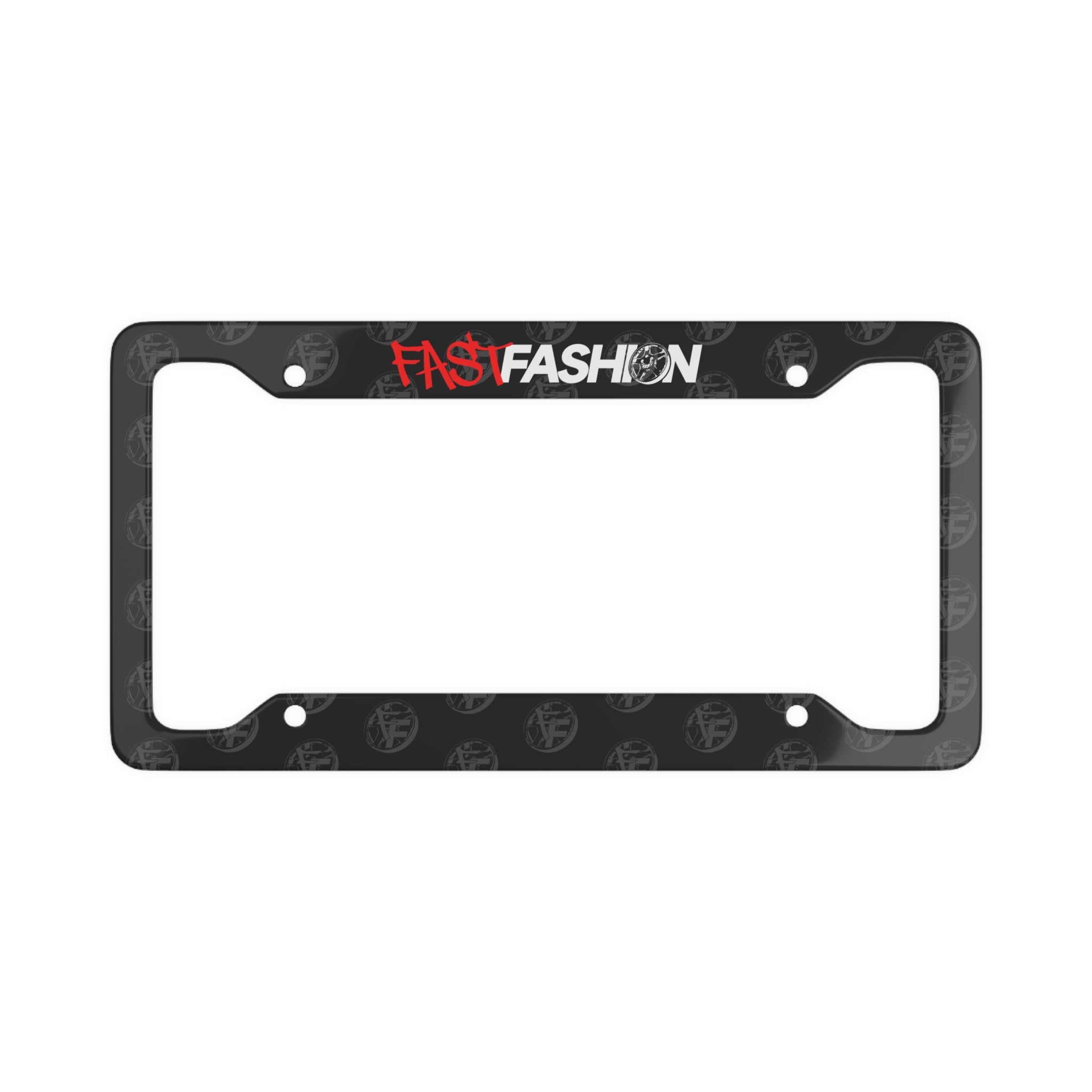 Fast Fashion Logo License Plate Frame