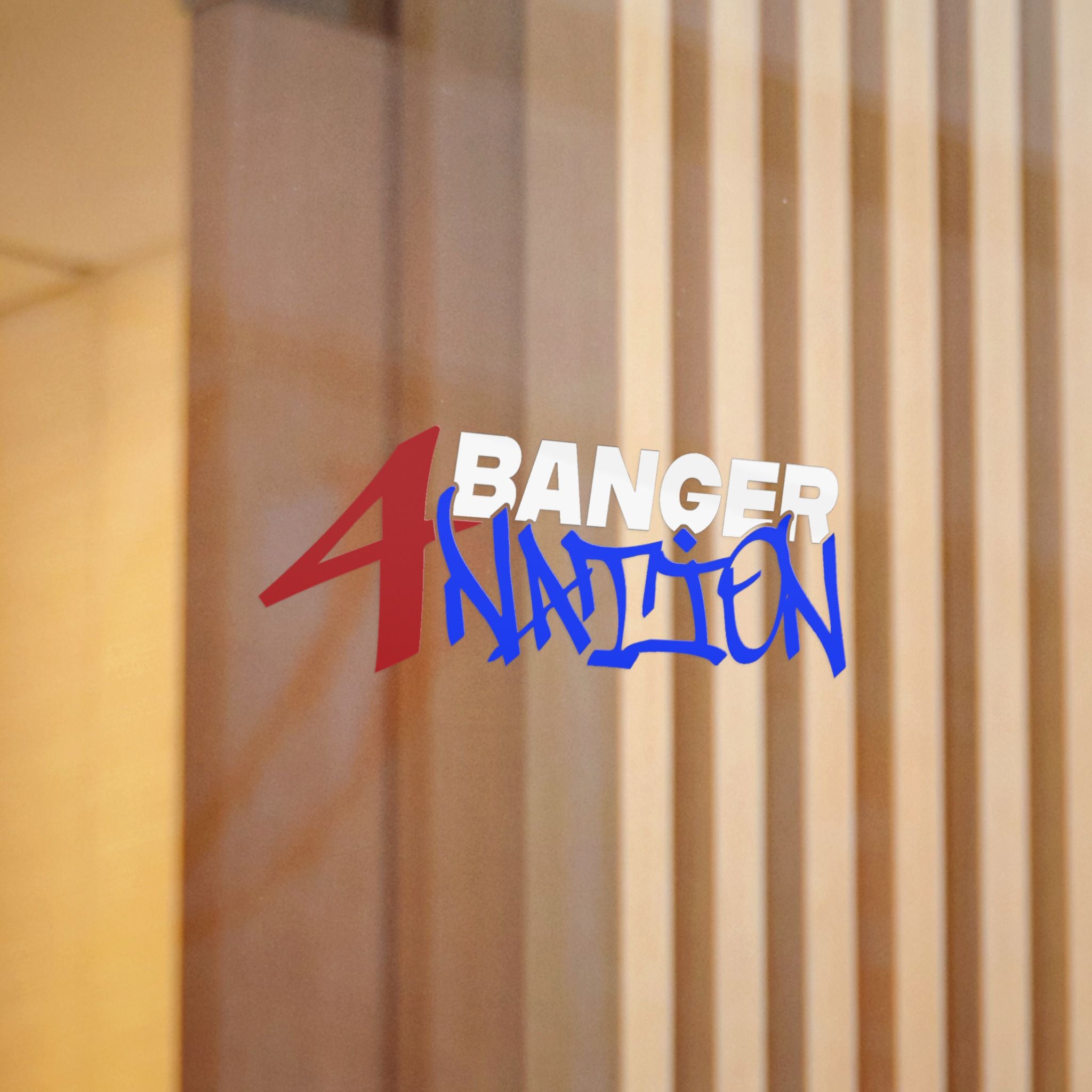 4 Banger Nation Transfer Sticker
