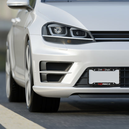 Built not Bought License Plate Frame